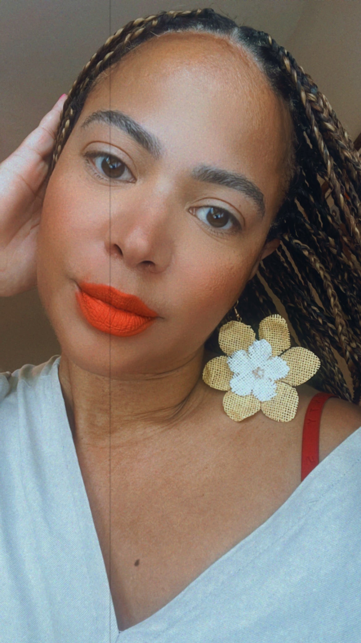 Flower Basket Earrings