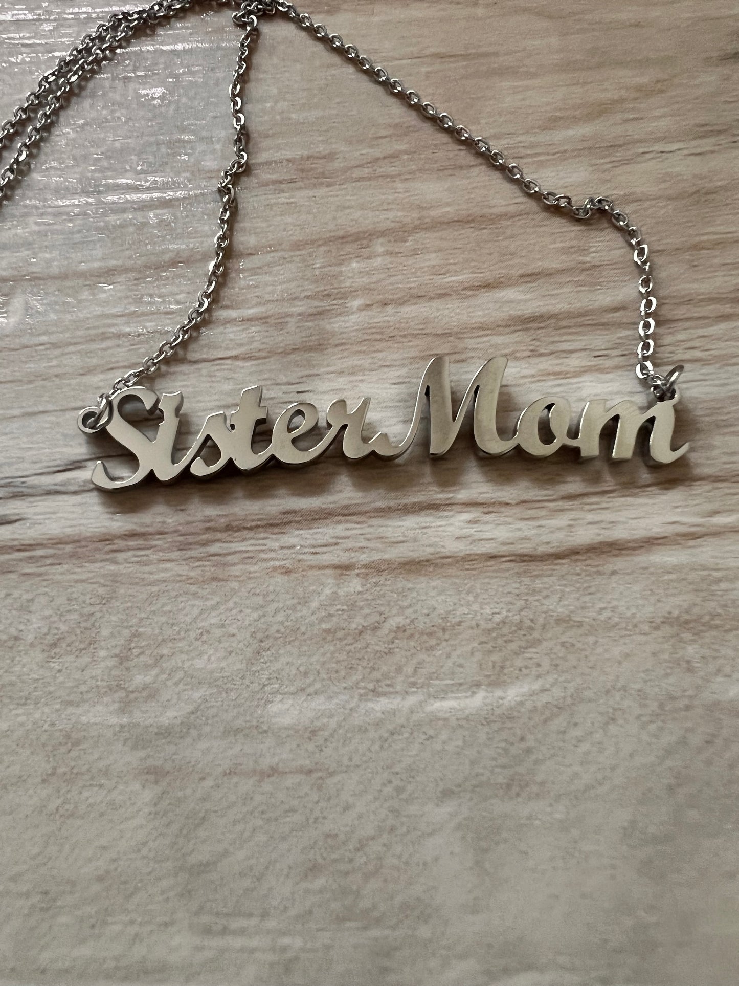 Sister Mom Necklace