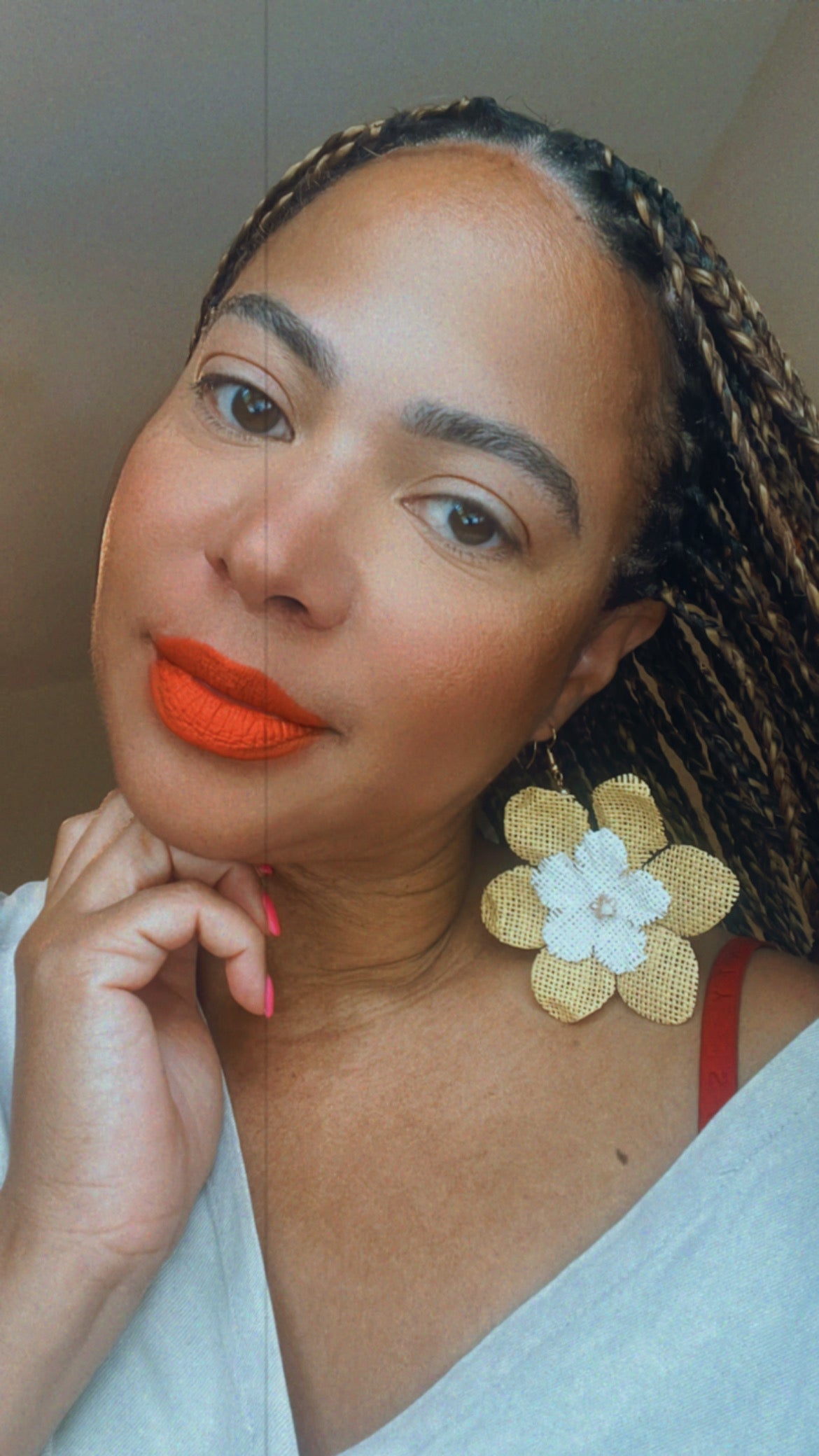 Flower Basket Earrings