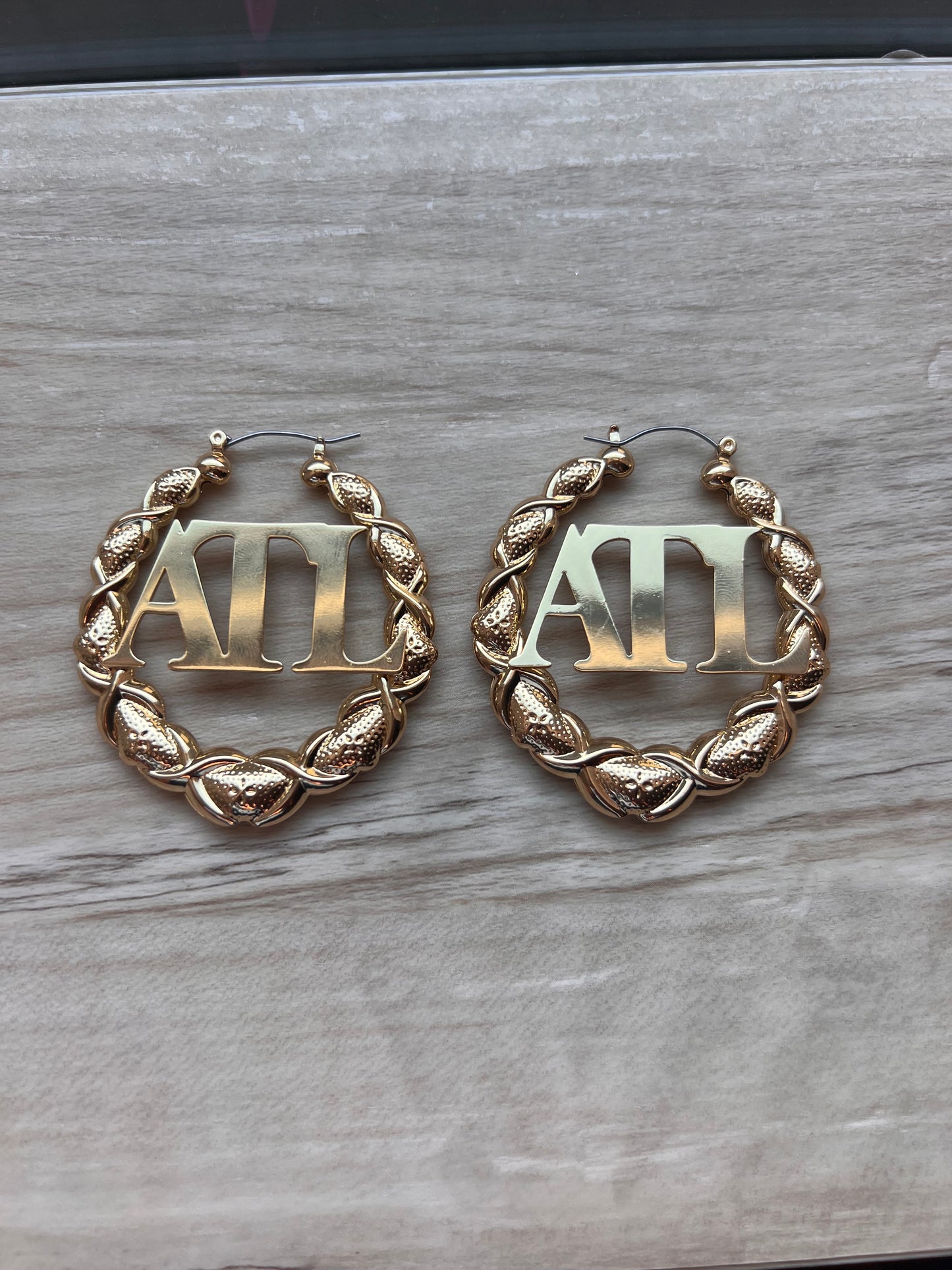 ATL Gold DoorKnocker Hoops