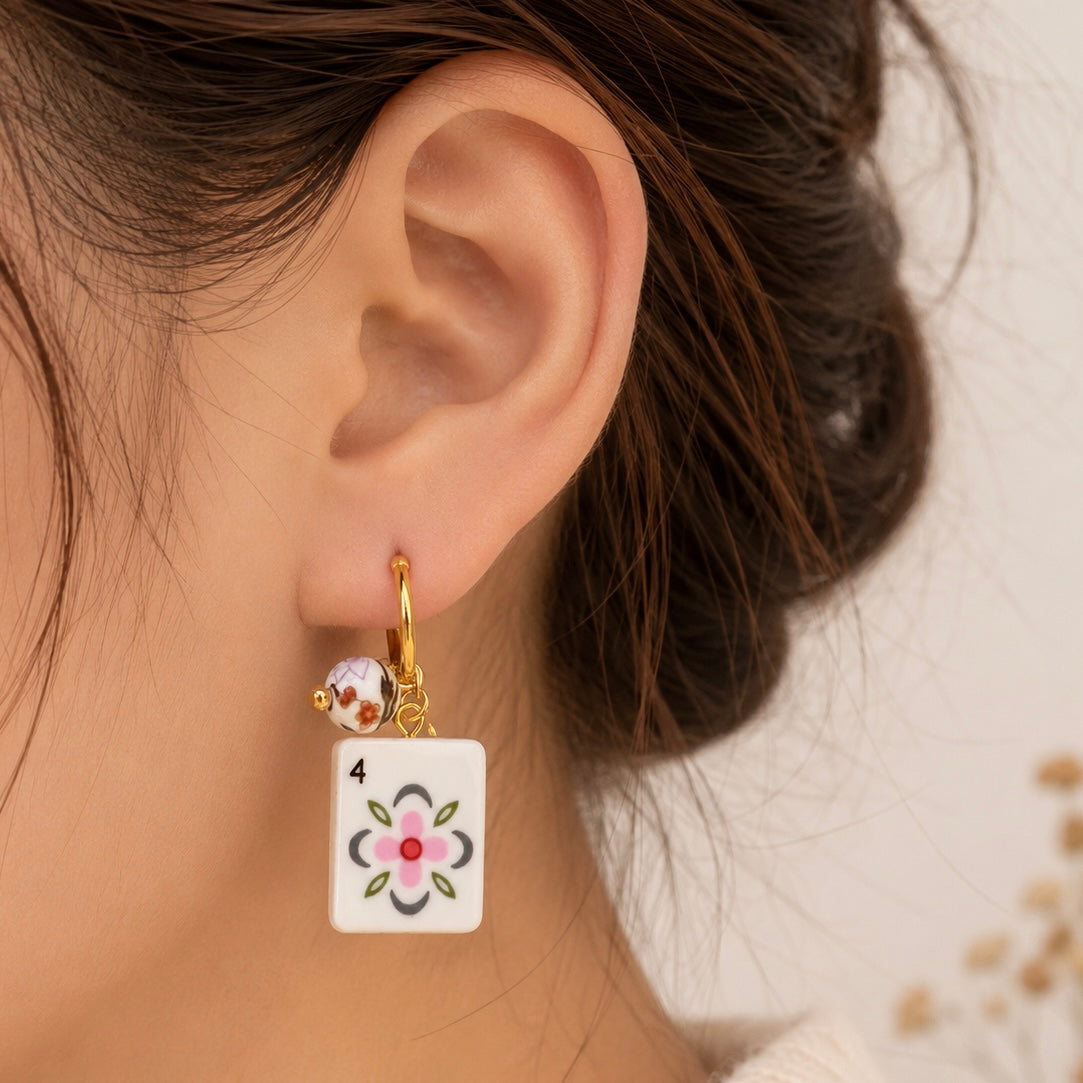 Mahjong Flower Huggies