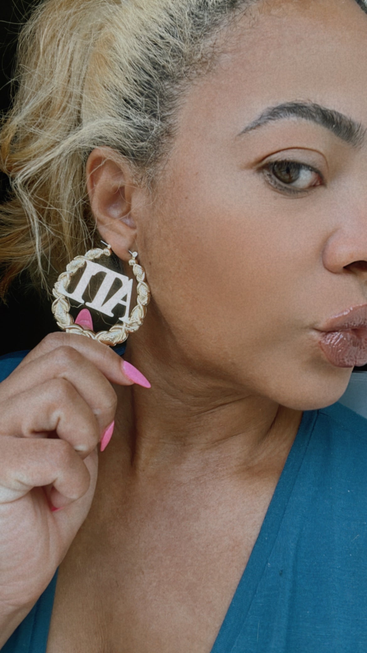 ATL Gold DoorKnocker Hoops
