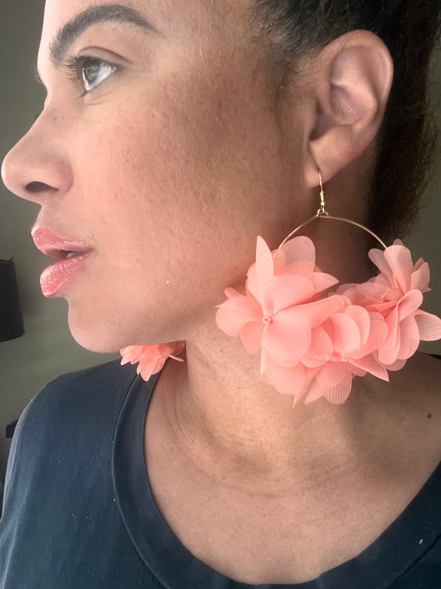 Wired Petal Hoops