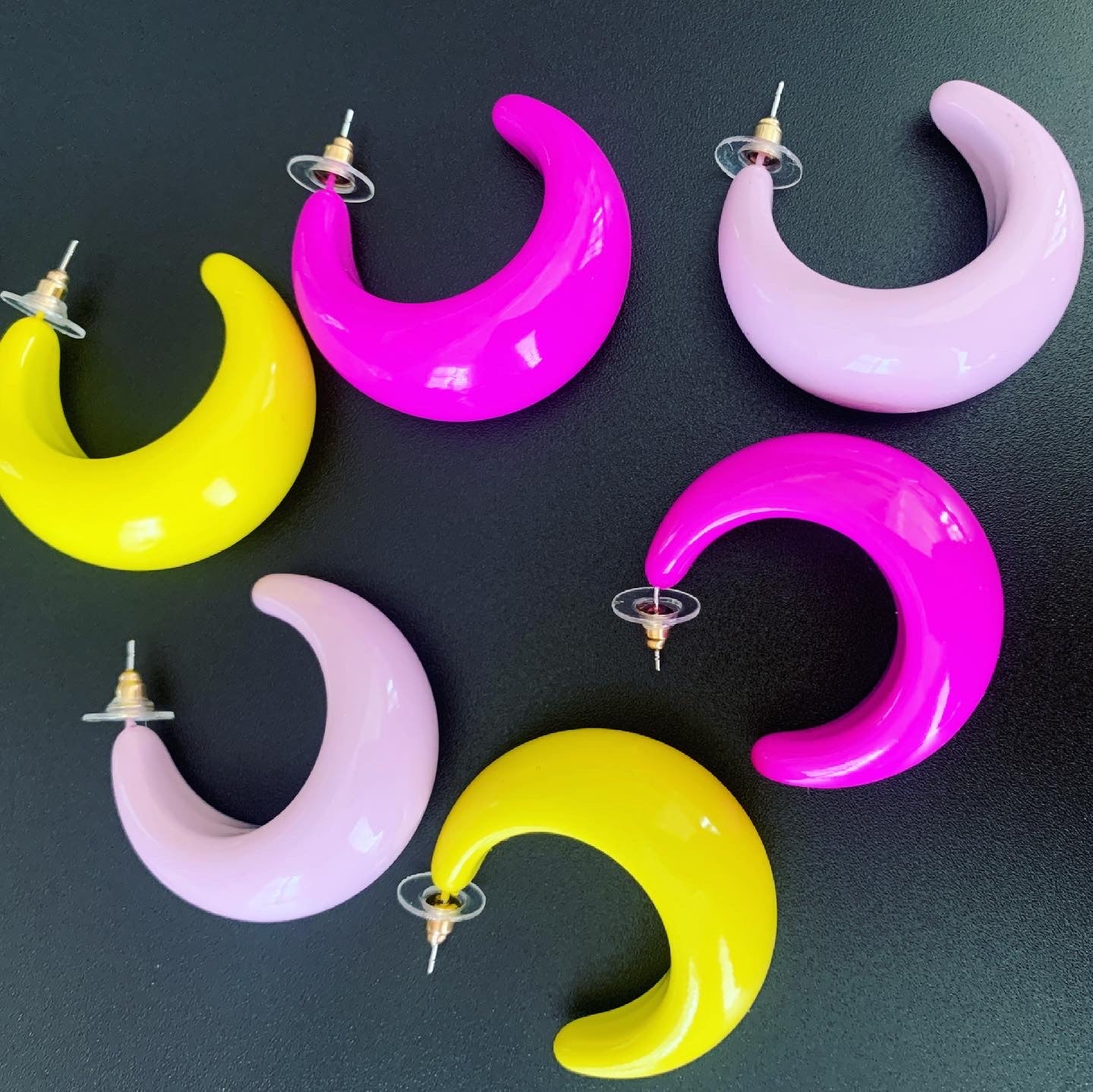 Retro Style Hoop Earrings