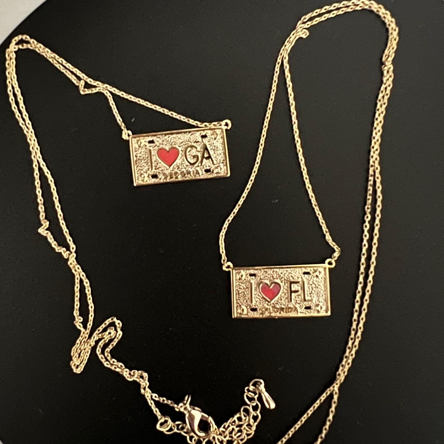 I Love My State Necklace