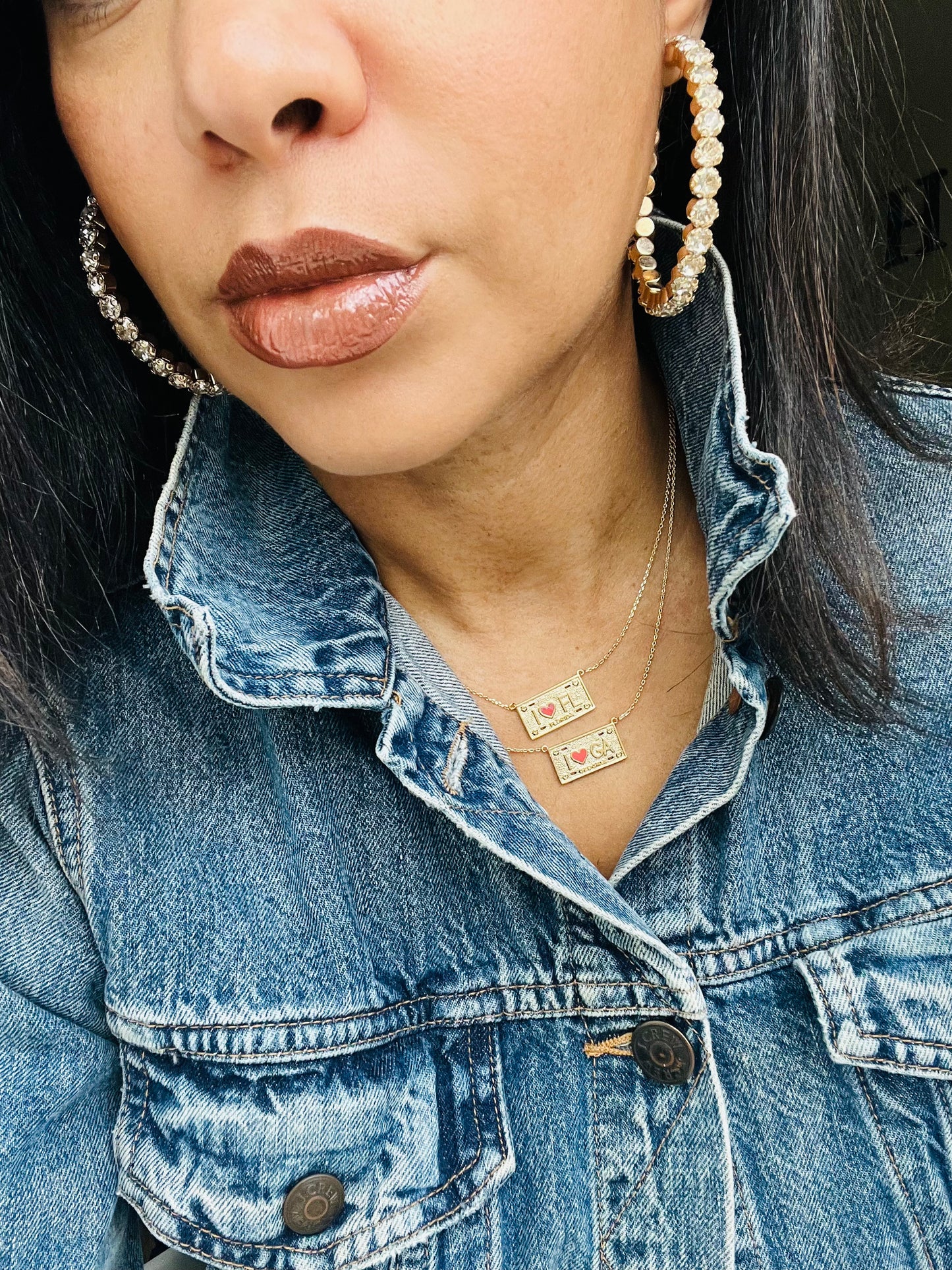 I Love My State Necklace