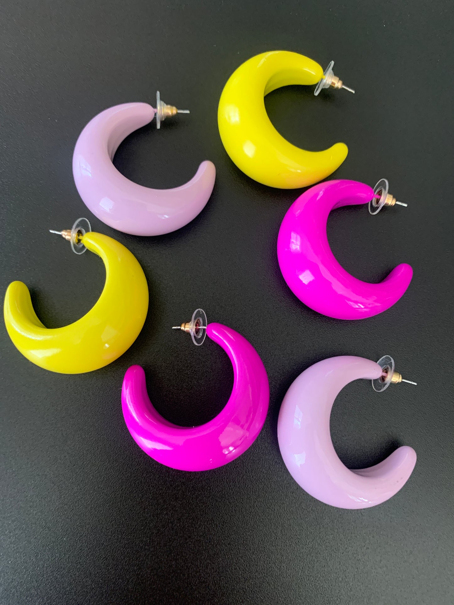 Retro Style Hoop Earrings