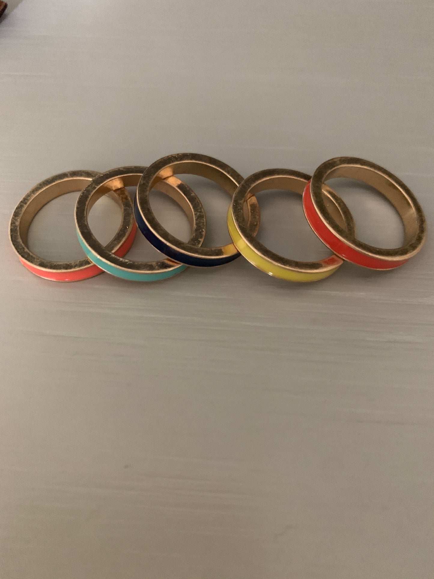 Multi Color Ring Set