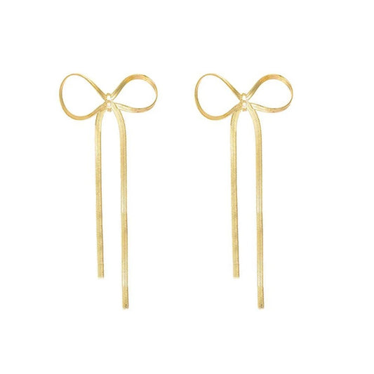 Knotted Bow Earrings