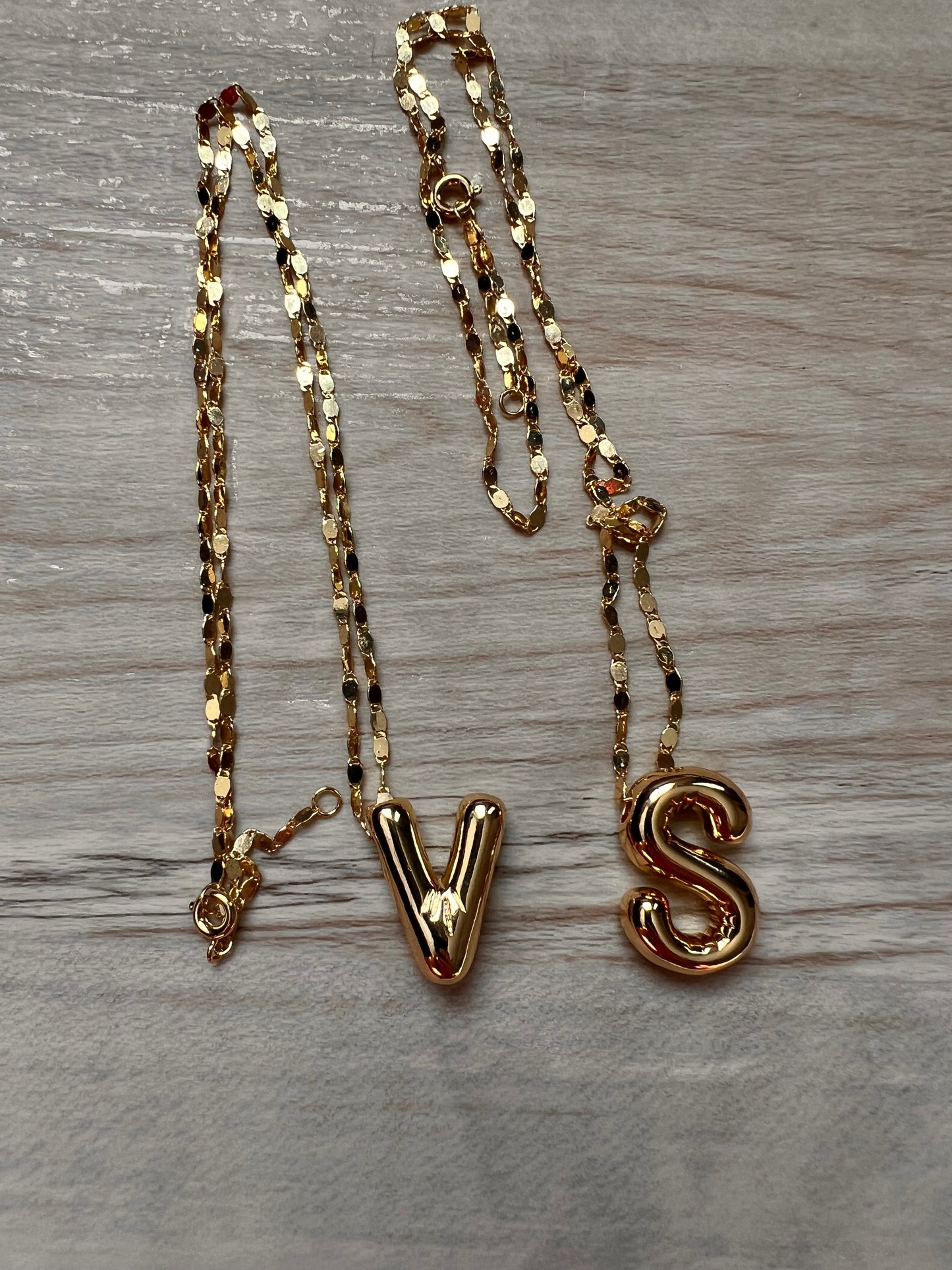 Ballon Letter Necklace