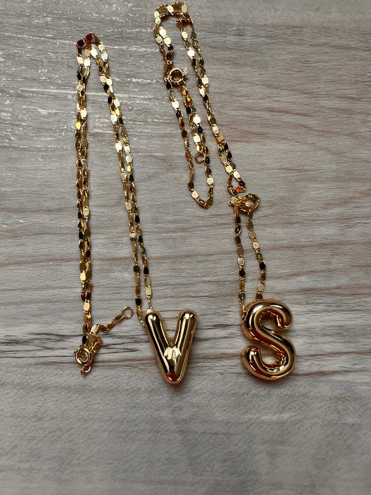 Ballon Letter Necklace