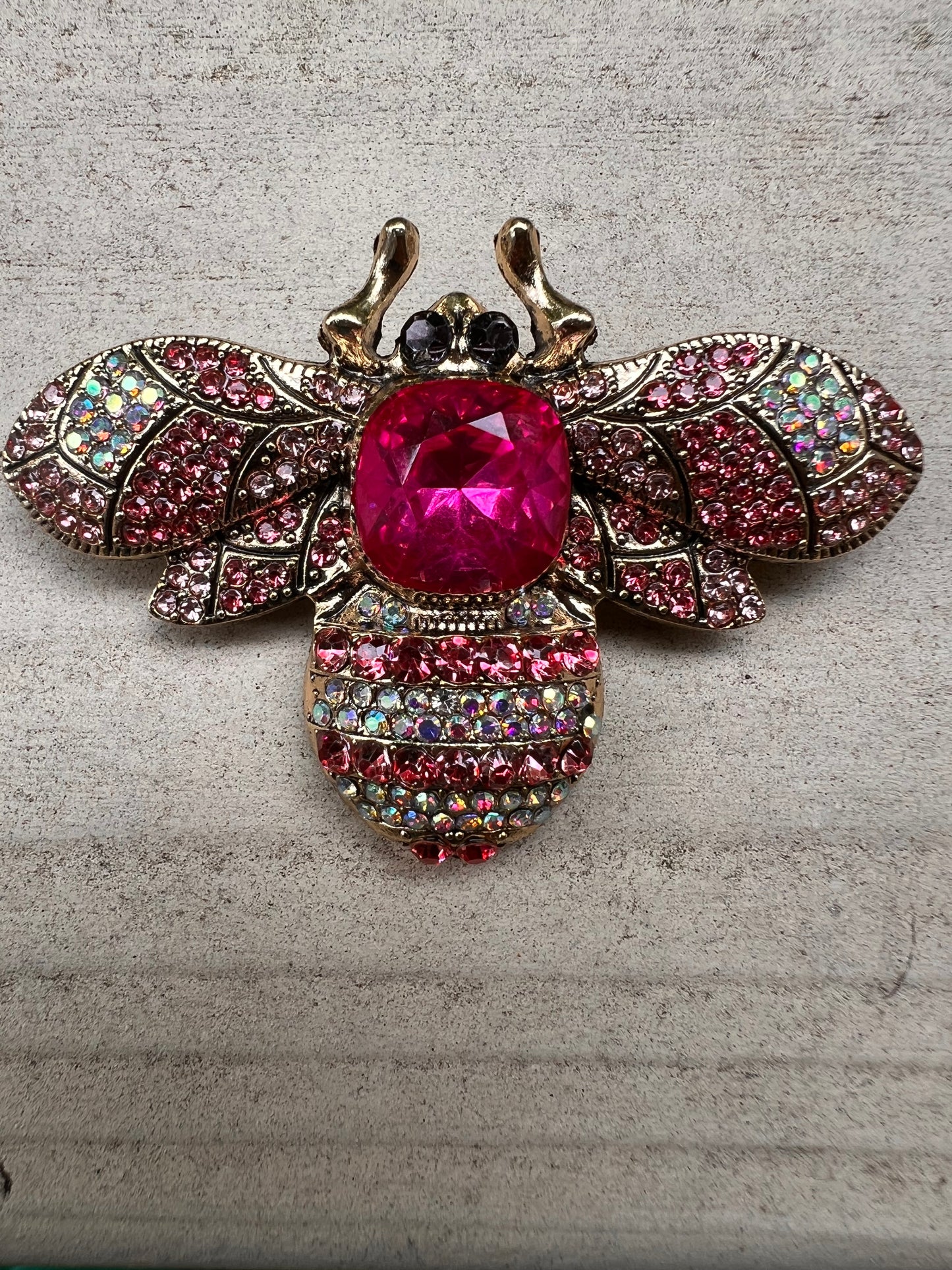 Crystal Bee Pin