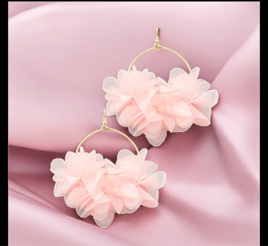 Wired Petal Hoops