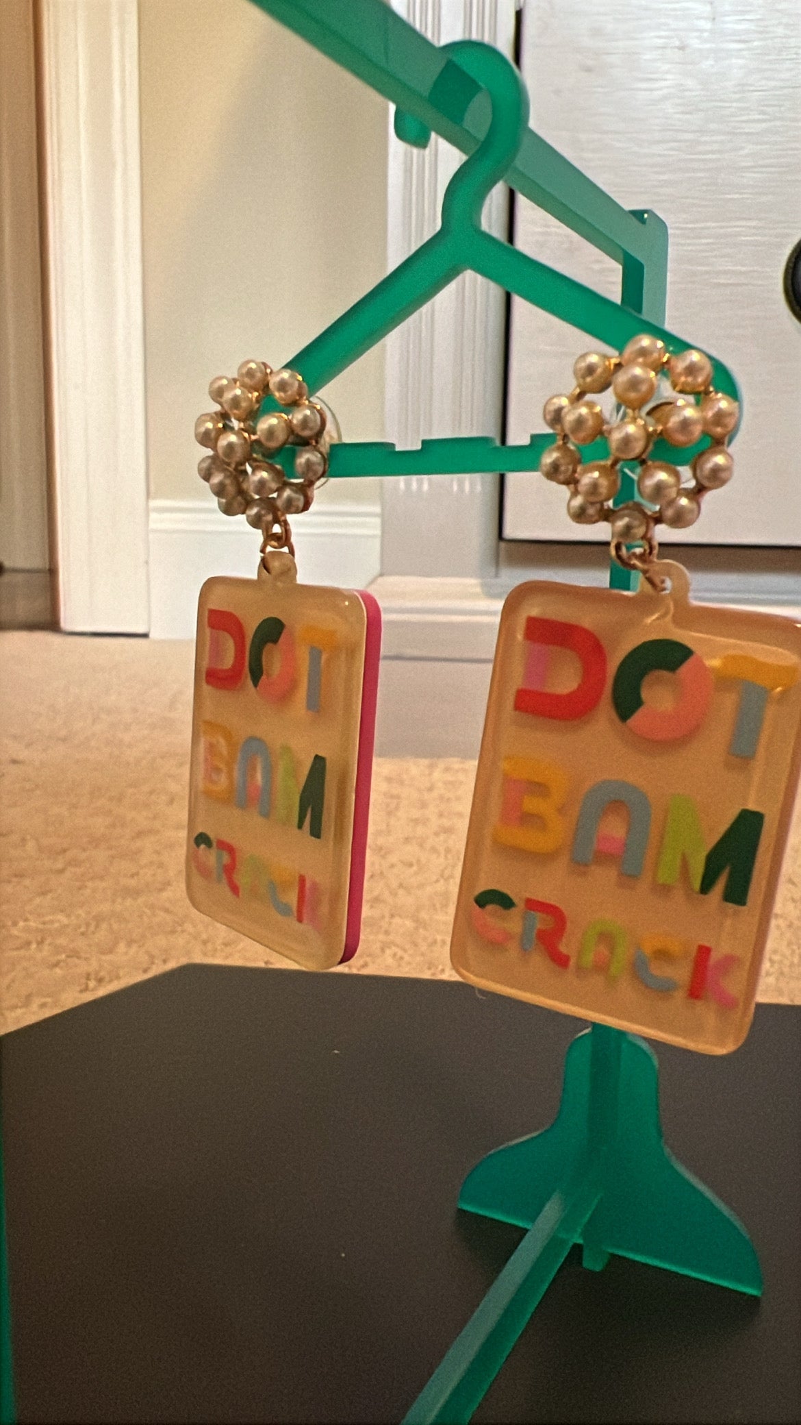 Dot Bam Crack Earrings