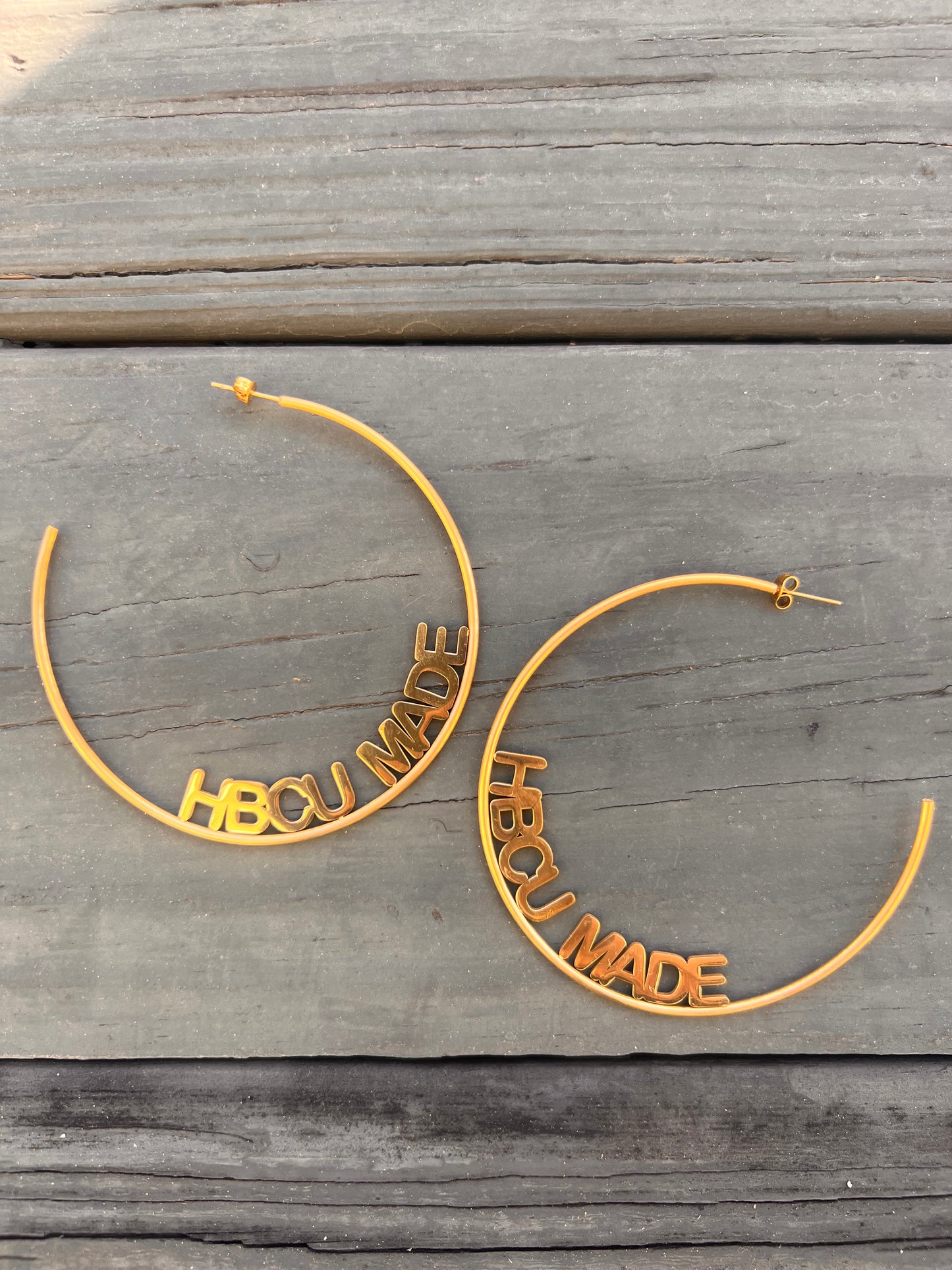 HBCU Large HOOP EARRINGS (Pre-Order)