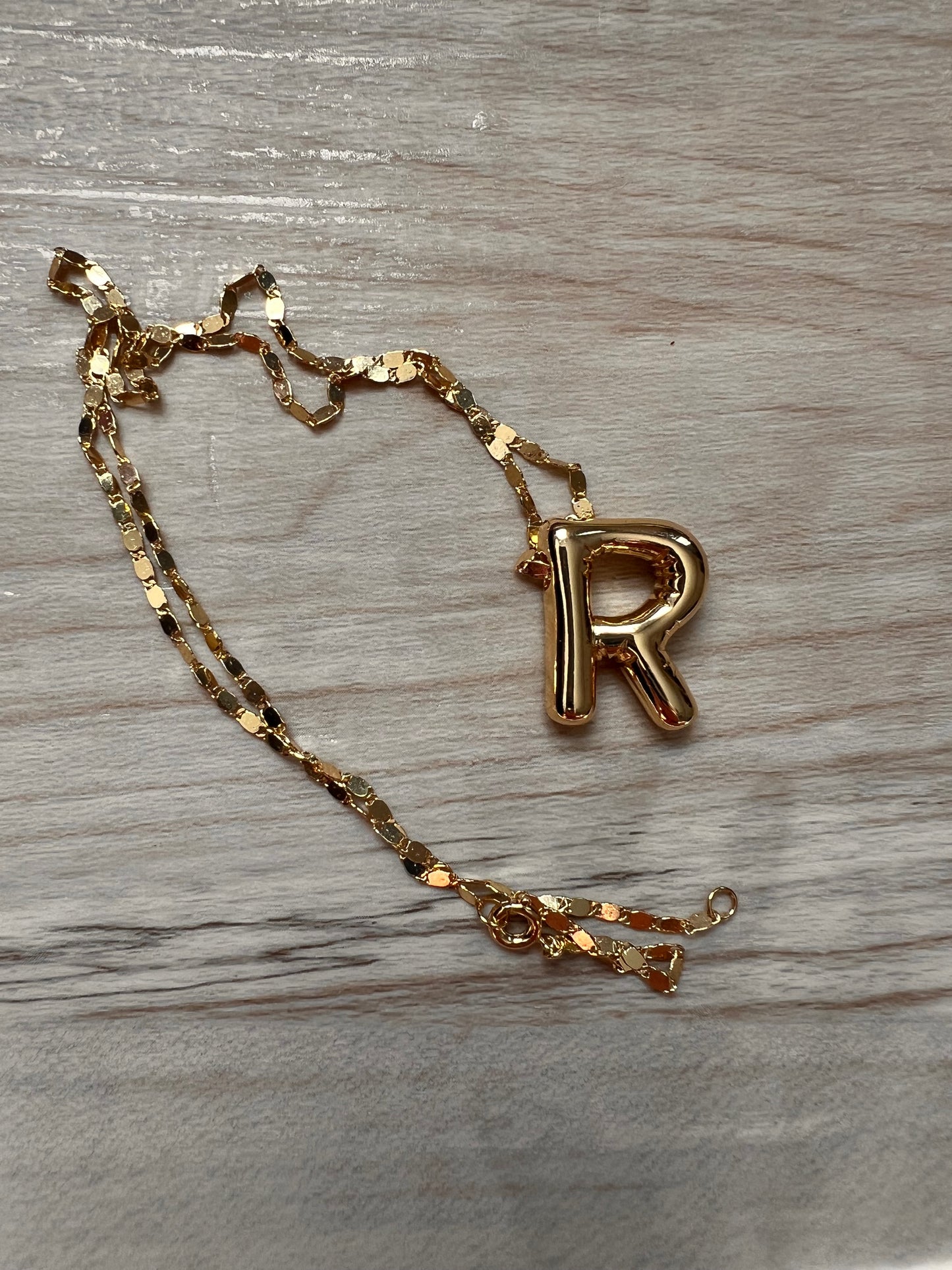 Ballon Letter Necklace