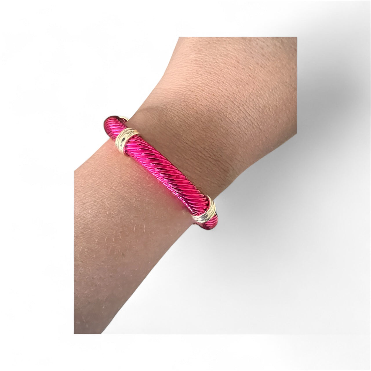 Gold Accent Cable Bracelet