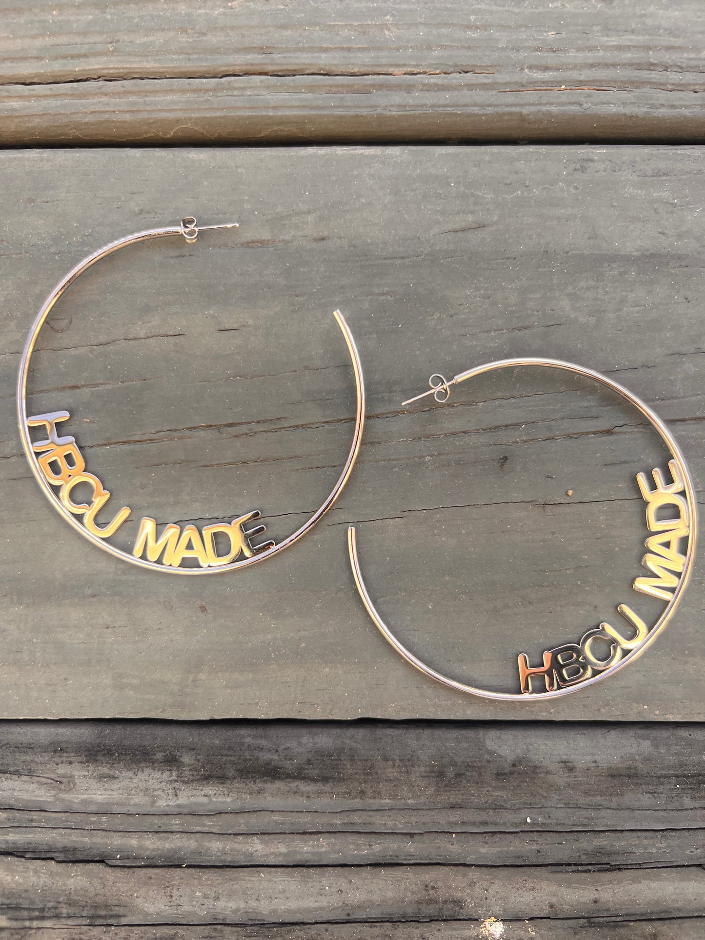 HBCU Large HOOP EARRINGS (Pre-Order)