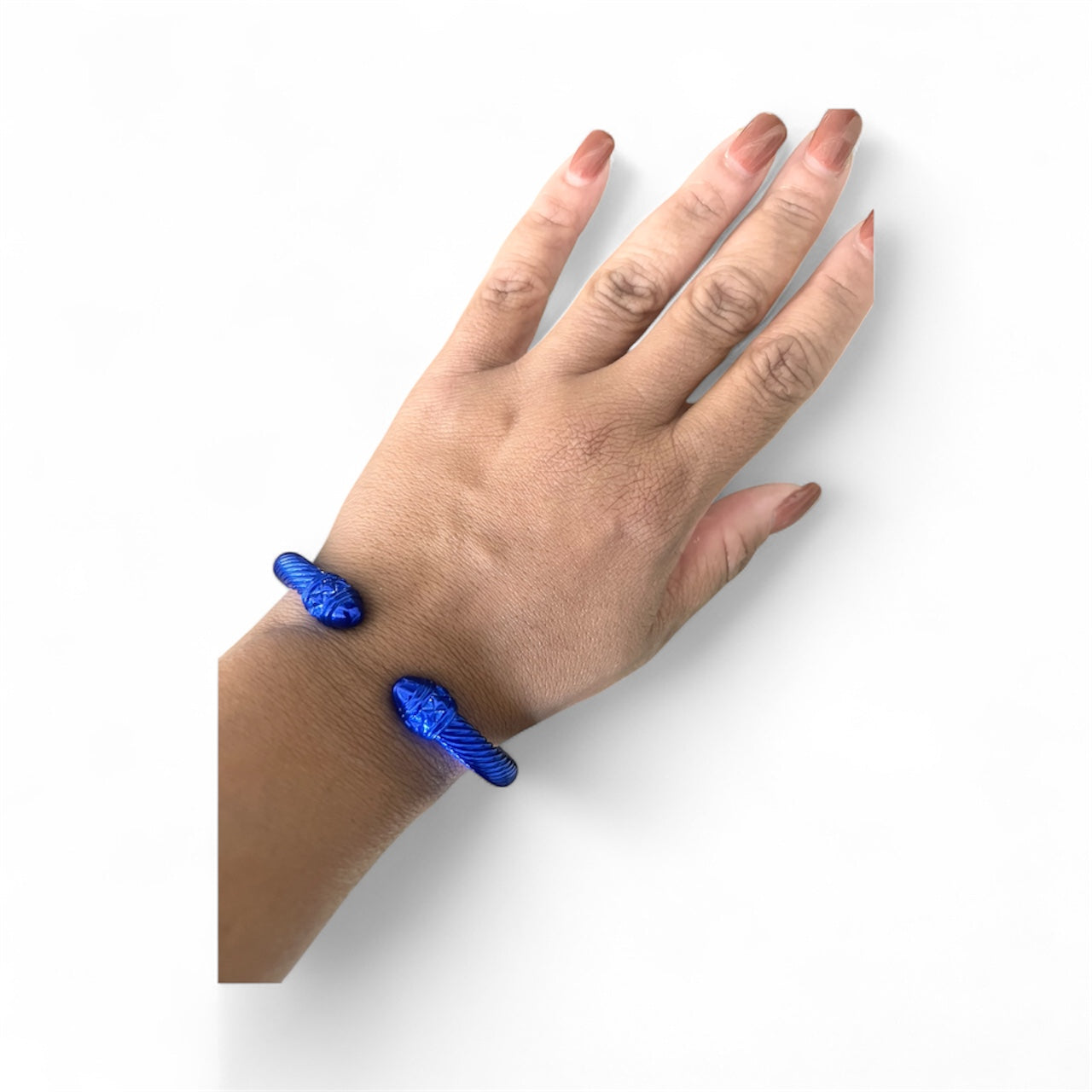 Cobalt Blue Cable Bracelet