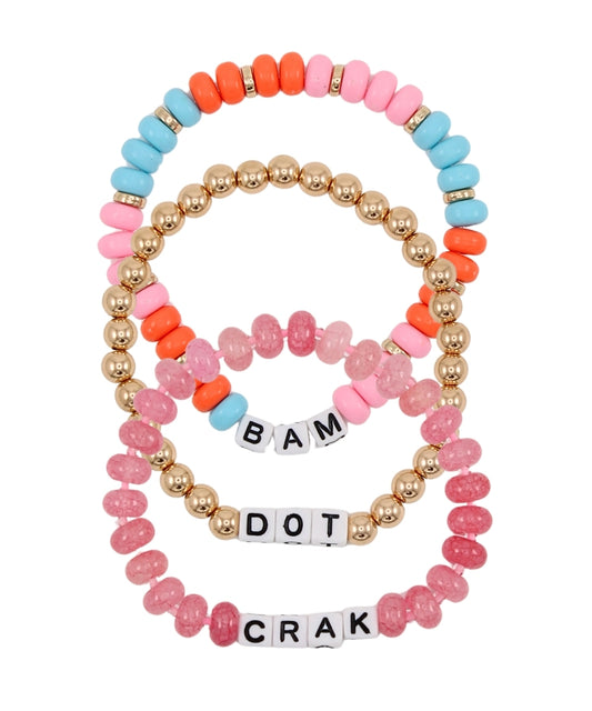 Dot Bam Crak Bracelet Set