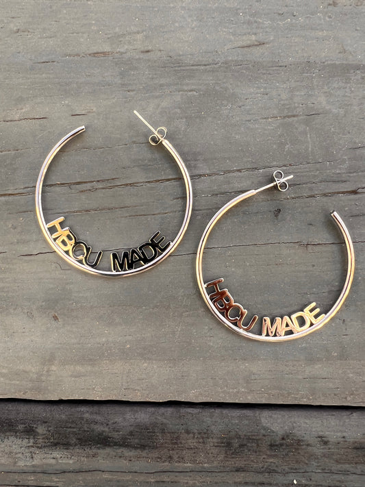 HBCU HOOP EARRINGS SMALL (Pre-Order)