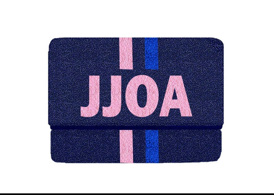 Beaded Jack & Jill Clutch