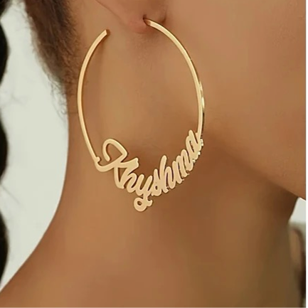 Custom Name Earrings