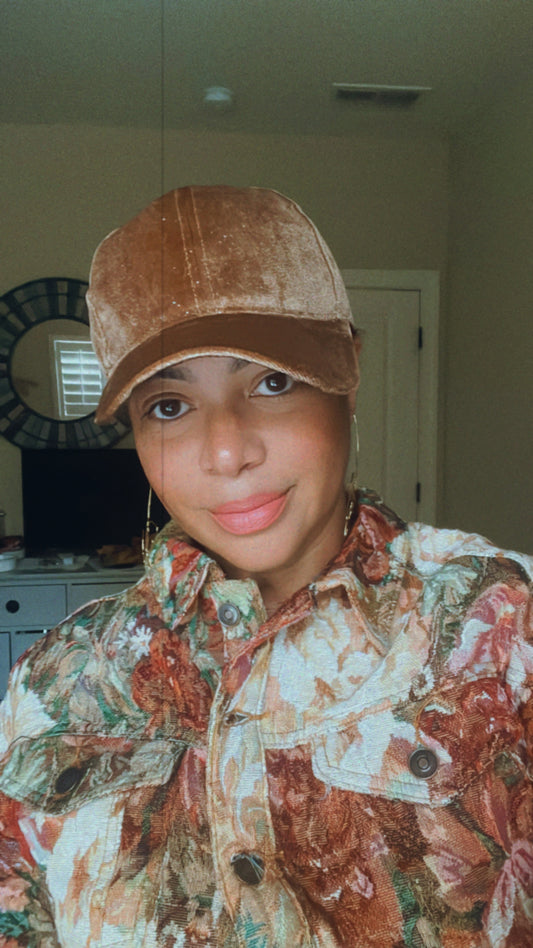Velvet Baseball Cap