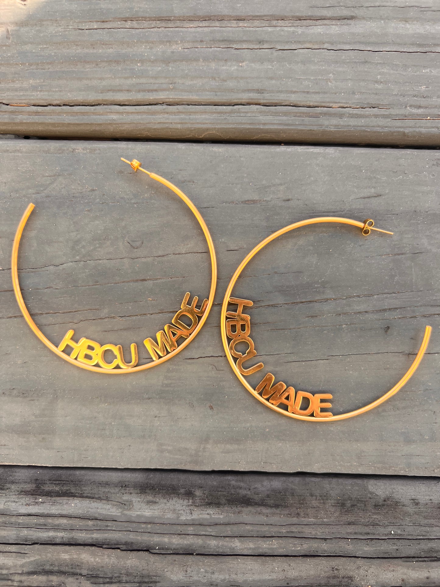 HBCU HOOP EARRINGS SMALL (Pre-Order)