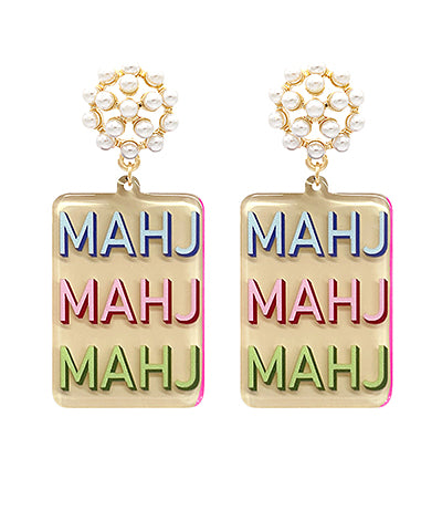 MAHJ Earrings- Pre Order Ships Oct 1