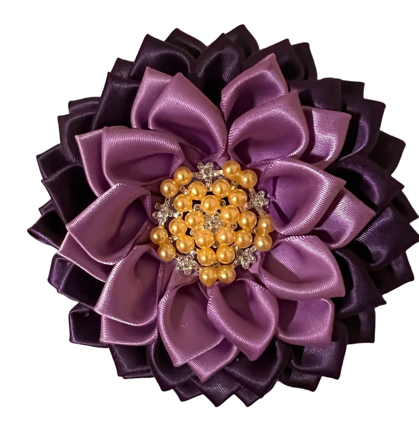 African Violet Brooch