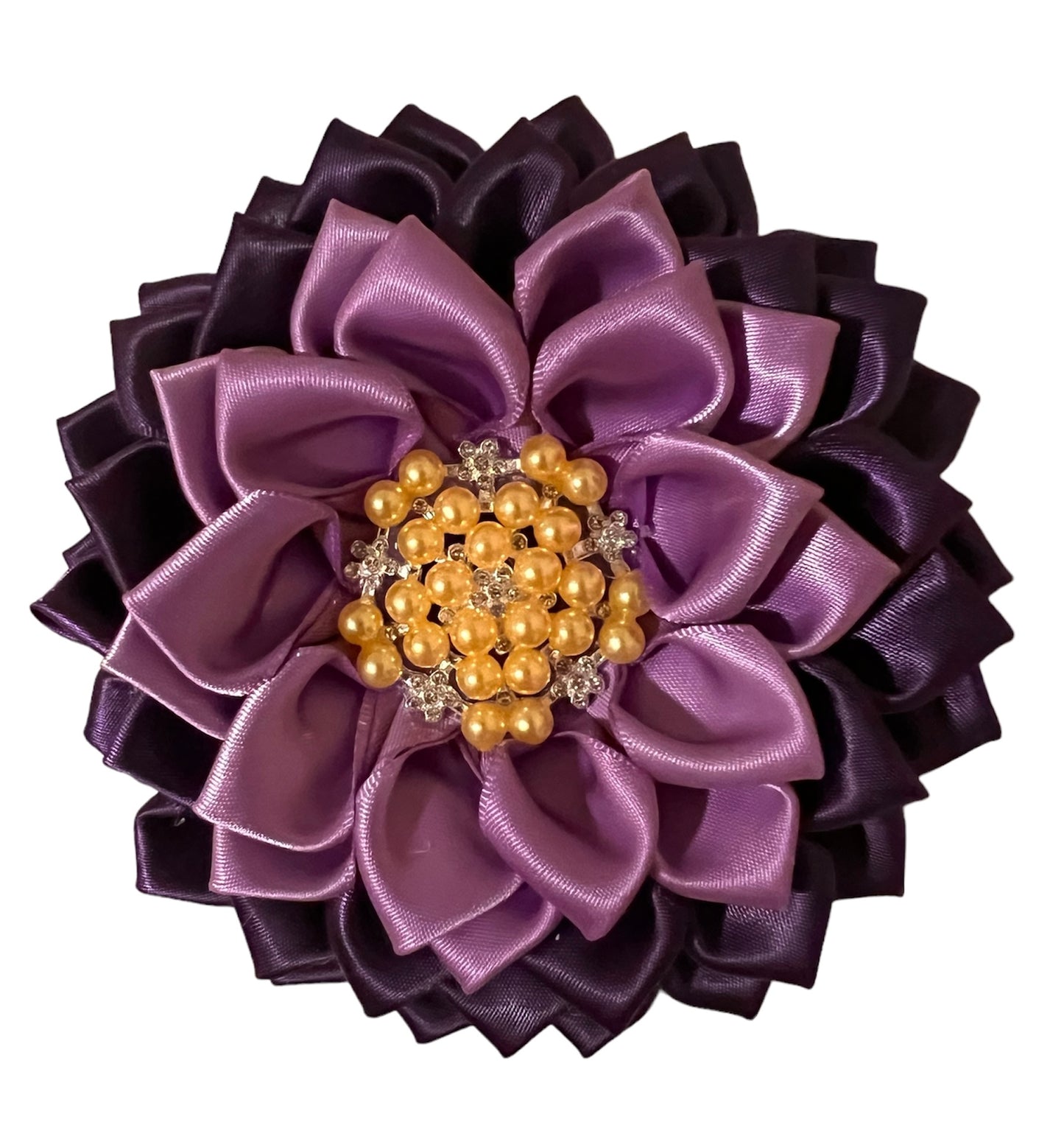 African Violet Brooch