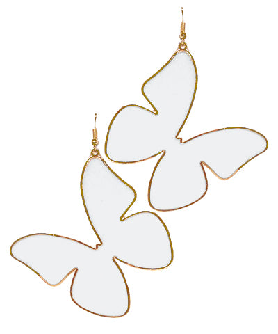 Butterfly Outline Earrings