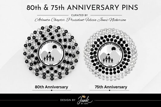 80th & 75th Anniversary Pins-Exclusive