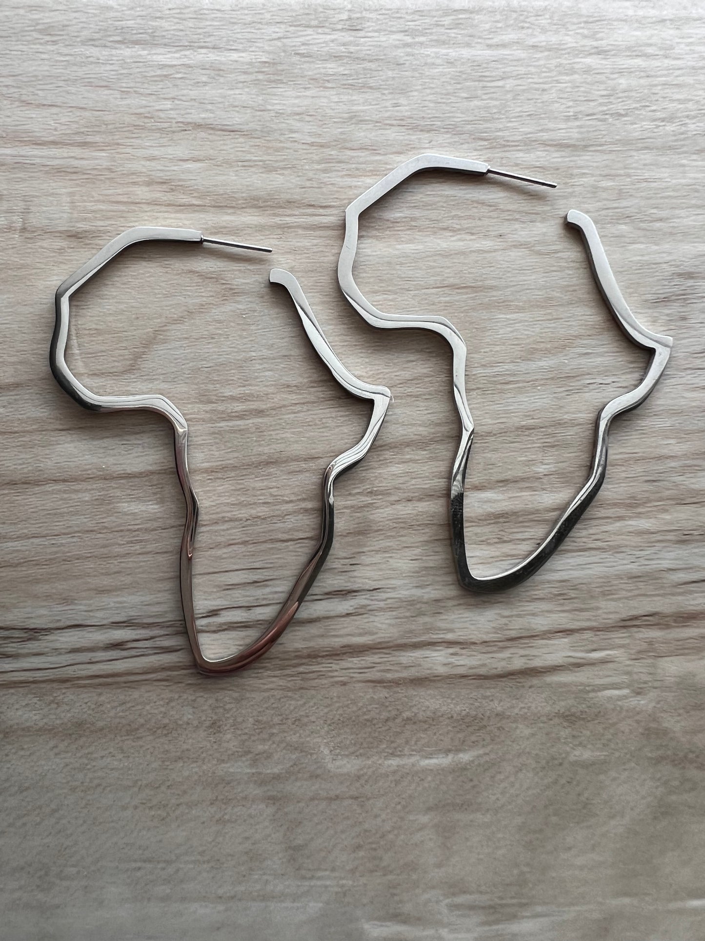 Africa Shaped Hoops Small Model