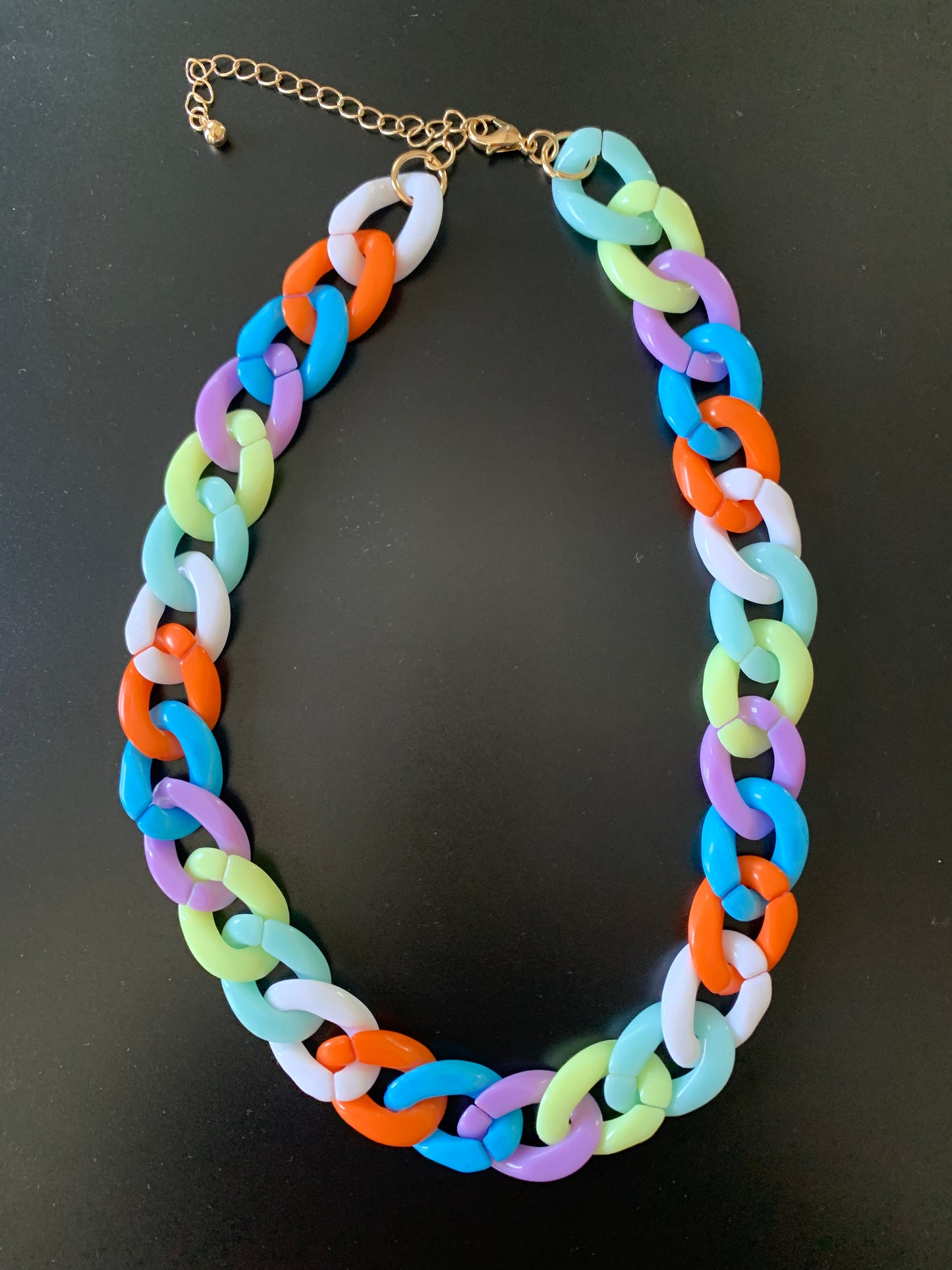 Colorful Link Necklace