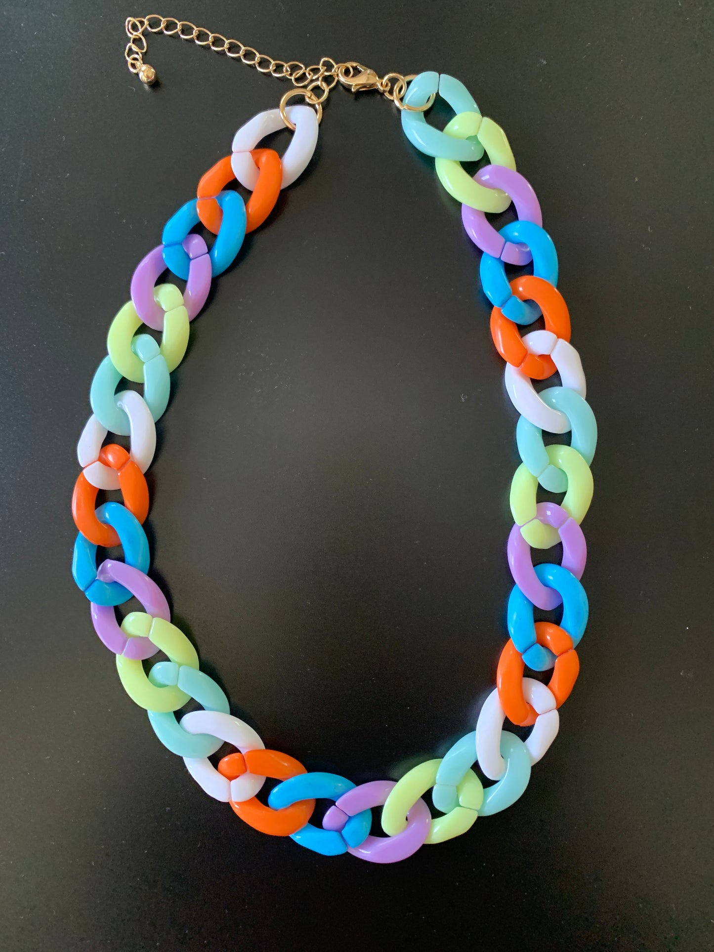 Colorful Link Necklace